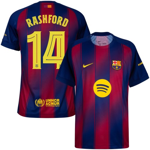 Barcelona Hemmatröja Rashford 14 2025–2026 Barcelona Hemmatröja Rashford 14 2025–2026